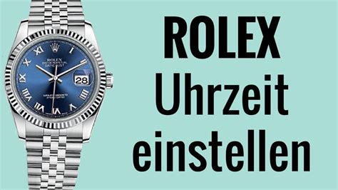 rolex uhrzeit.